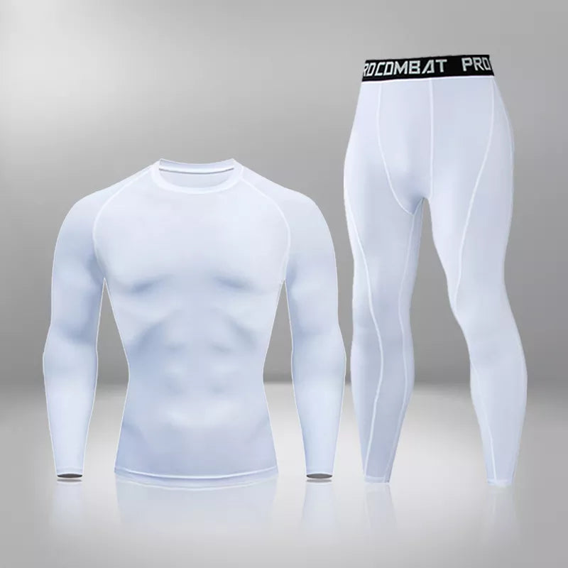 Winter Thermal Underwear Men Warm First Layer Man Undrewear Set Compression Quick Drying Second Skin Long Johns Sport 2 Sets