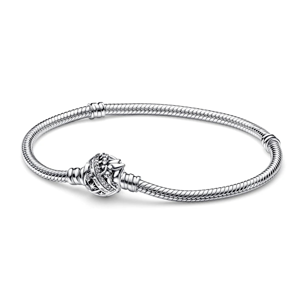 925 Silver Moments Heart Padlock Clasp Snake Chain Bracelet Family Tree You Are Loved Anniversary Gifts Valentines Day Diy