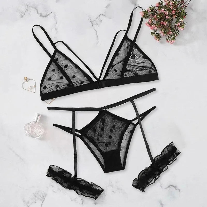 Women Sexy Lingerie Lace Hollow Bodysuits Sexy Open Crotch Underwear Deep V Neck Erotic Lingerie Teddy G-String Thong Sleepwear