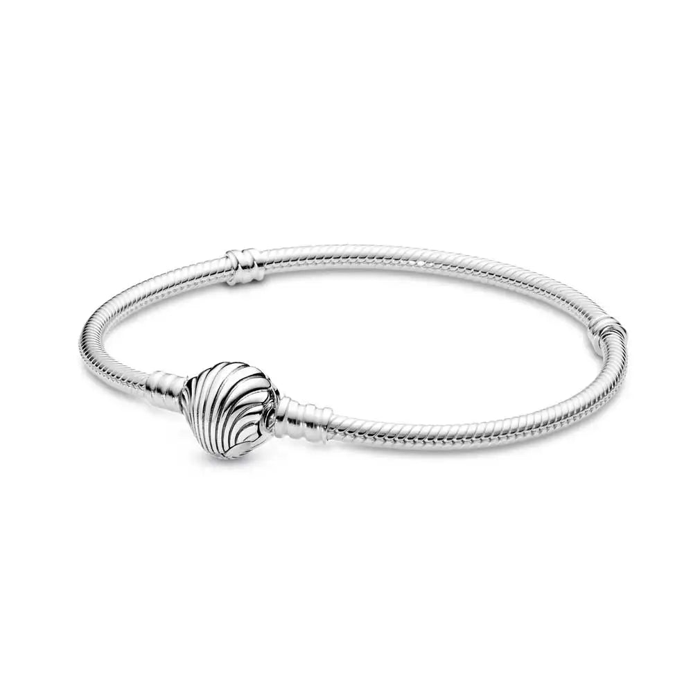 925 Silver Moments Heart Padlock Clasp Snake Chain Bracelet Family Tree You Are Loved Anniversary Gifts Valentines Day Diy