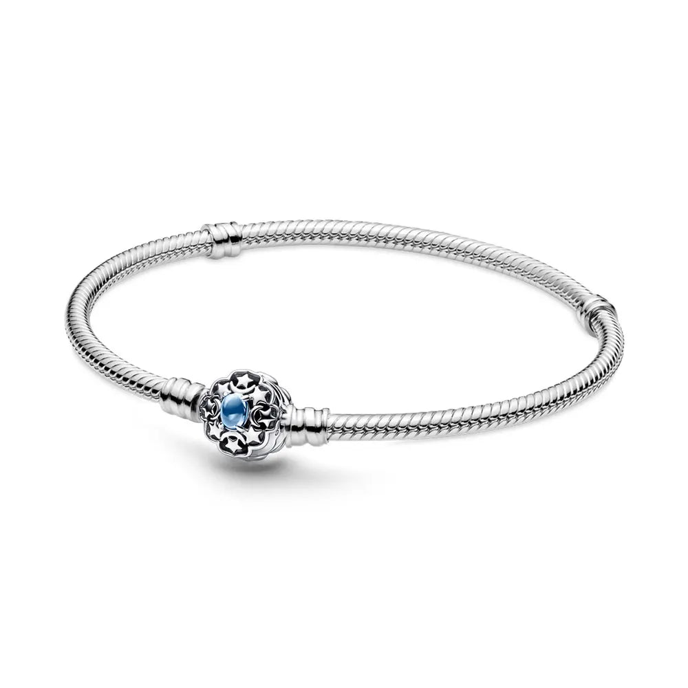 925 Silver Moments Heart Padlock Clasp Snake Chain Bracelet Family Tree You Are Loved Anniversary Gifts Valentines Day Diy
