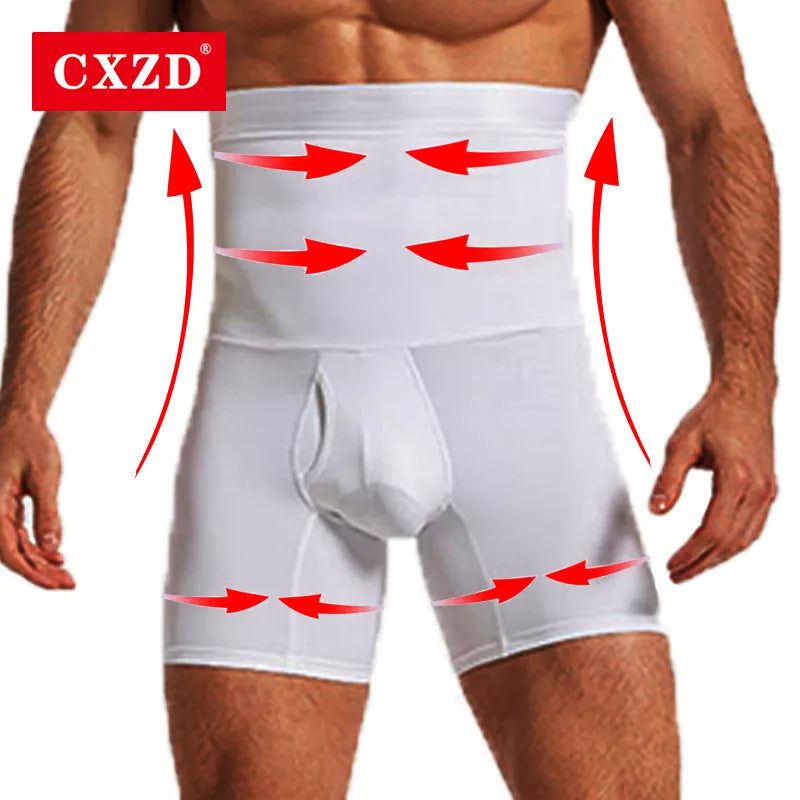 Men Slimming Body Shaper Waist Trainer High Waist Shaper Control Panties Compression Underwear Abdomen Belly Shaper Shorts