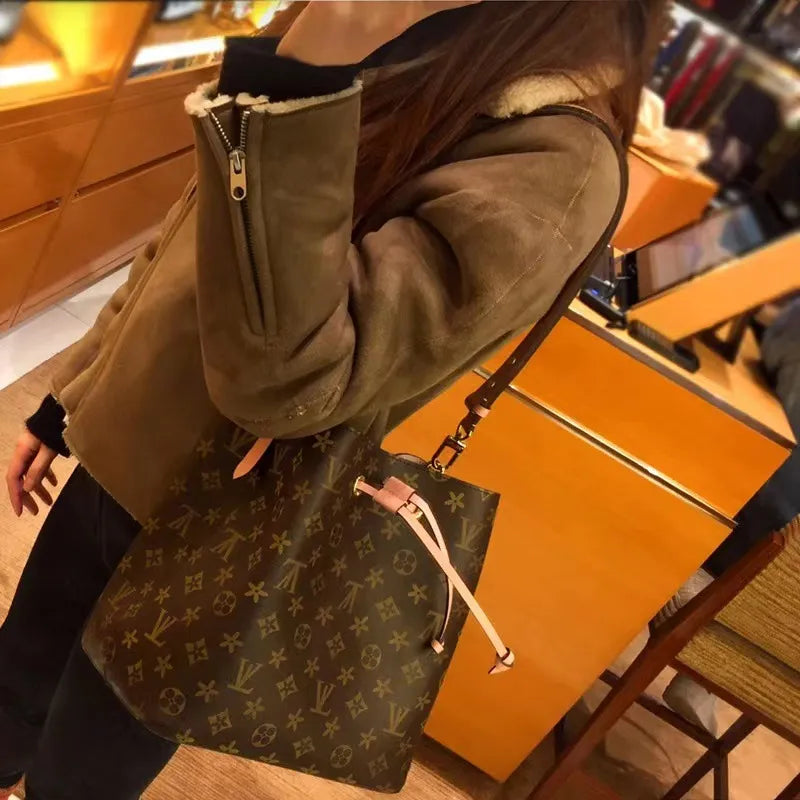 10A luxurys designers fashion Shoulder bags high Quality Bucket Handbags Ladies crossbody flower Purses Women Drawstring bag Letter Leather Clutch Handbag purse