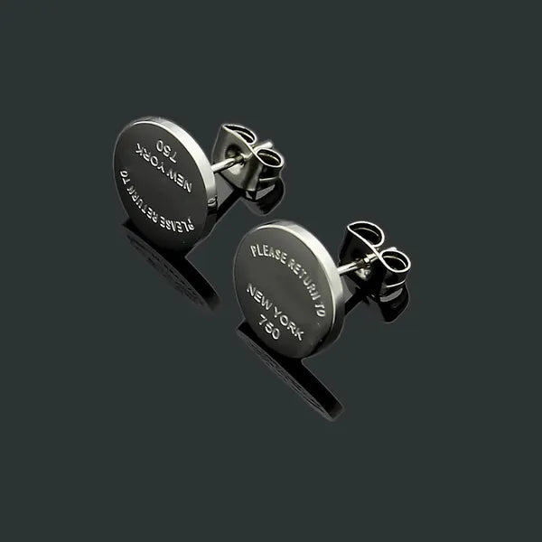 Cute Size Luxury Designer Women Fashion Stud Stainless Steel Lover Gifts High Polish Engagement Earrings Wholesale