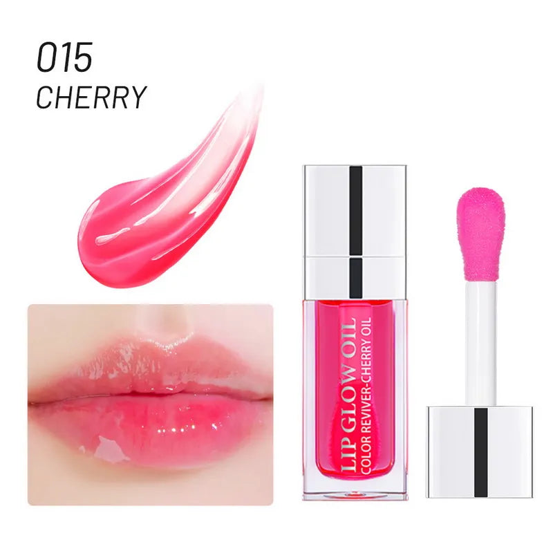 DIY makeup lip oil lipgloss Cherry Inused plumping Color-awakening Nutritious Glossy Moisturizer Transparent glossier Ibcccndc luxury make up lip gloss