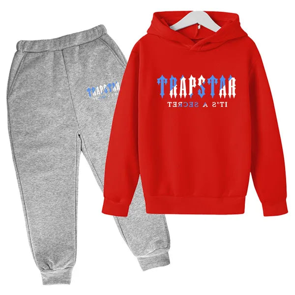 Tracksuit TRAPSTAR Kids designer clothes Sets Baby Printed Sweatshirt Multicolors Warm Two Pieces set Hoodie Coat Pants Clothing Fasion Boys e6Ha# 1