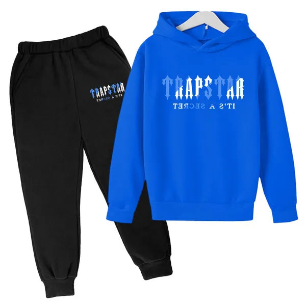 Tracksuit TRAPSTAR Kids designer clothes Sets Baby Printed Sweatshirt Multicolors Warm Two Pieces set Hoodie Coat Pants Clothing Fasion Boys e6Ha# 1