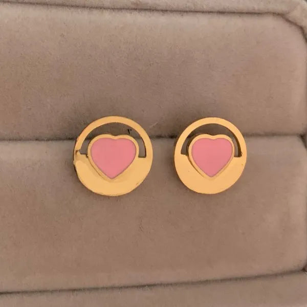 Cute Size Luxury Designer Women Fashion Stud Stainless Steel Lover Gifts High Polish Engagement Earrings Wholesale