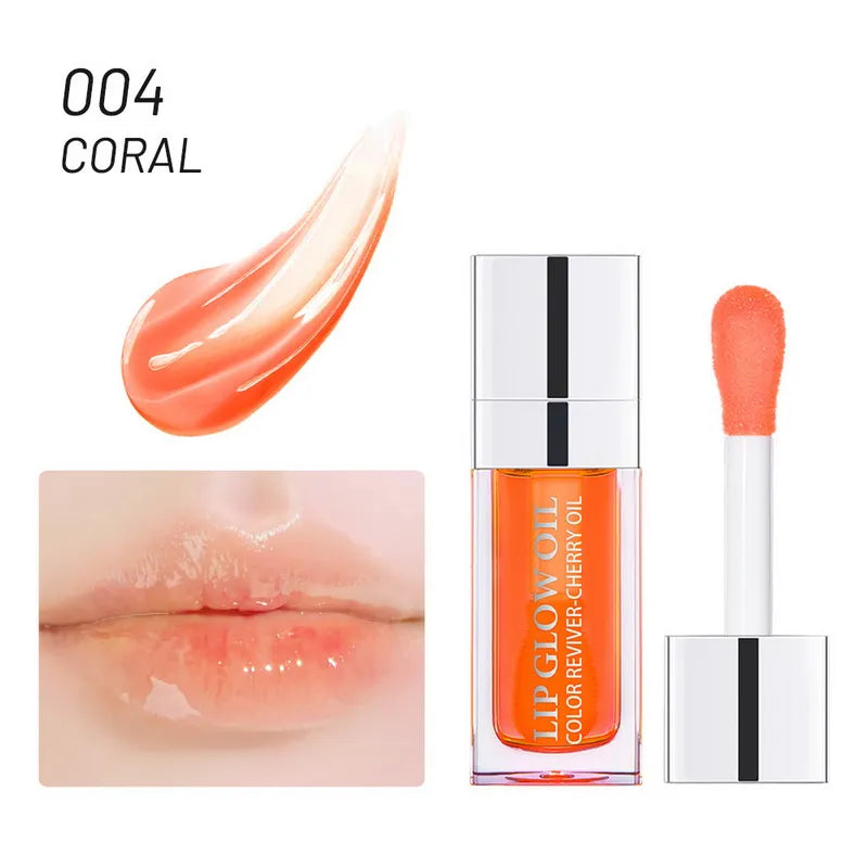 DIY makeup lip oil lipgloss Cherry Inused plumping Color-awakening Nutritious Glossy Moisturizer Transparent glossier Ibcccndc luxury make up lip gloss
