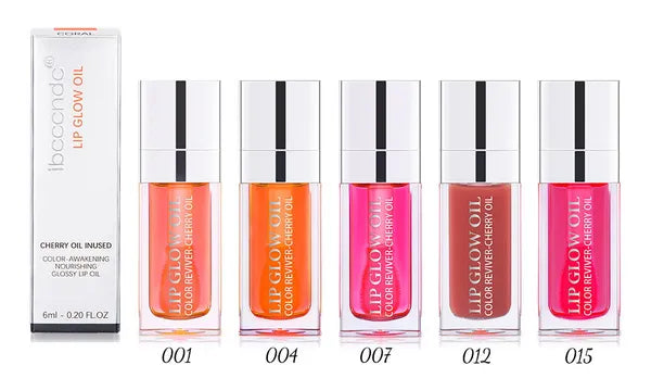 DIY makeup lip oil lipgloss Cherry Inused plumping Color-awakening Nutritious Glossy Moisturizer Transparent glossier Ibcccndc luxury make up lip gloss