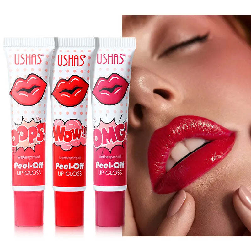 Lipstick Romantic Tearing Type Lip Gloss Long Lasting Tattoo Makeup Lips Tint Sexy Lipsticks Makeup