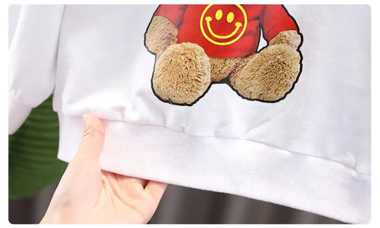 Baby Girls Boys Clothing Sets Children Casual Clothes Spring Kids Vacation Outfits Fall Cartoon Long Sleeve T Shirt Pants