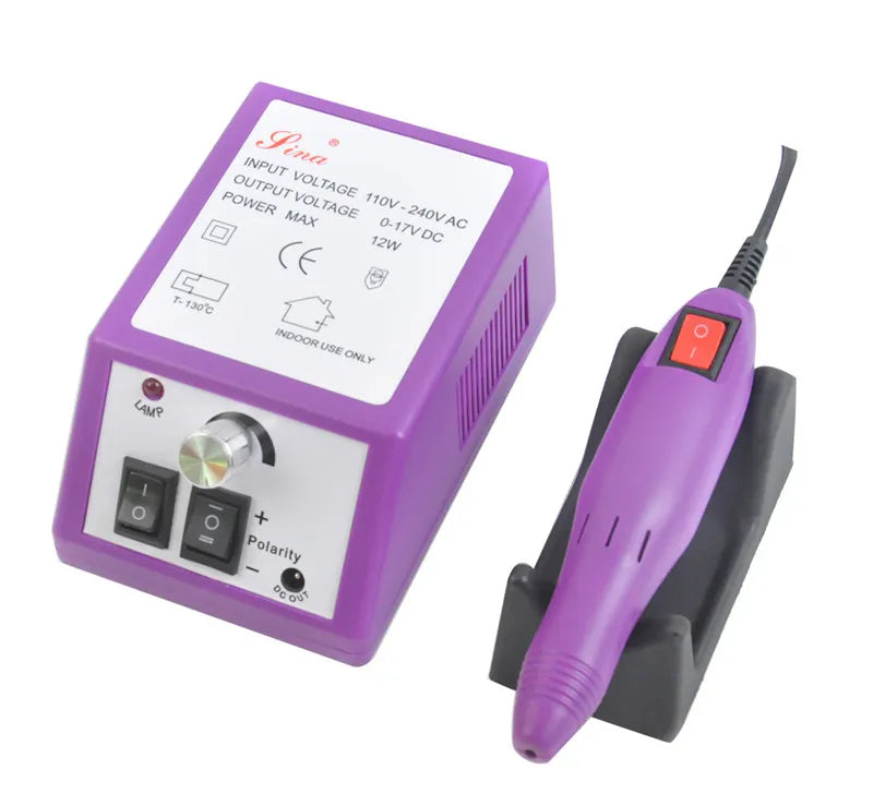 Nail Drill Manicure Machine Set Nail Polisher Pedicure Tool Nails Sanding File Bit Drill Machine Nail Art Equipment 2000