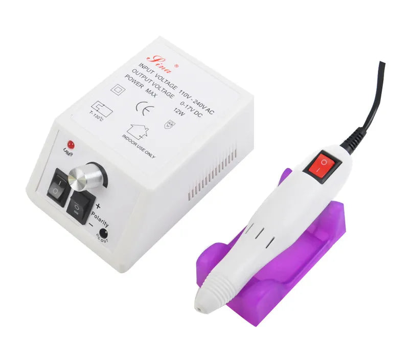 Nail Drill Manicure Machine Set Nail Polisher Pedicure Tool Nails Sanding File Bit Drill Machine Nail Art Equipment 2000