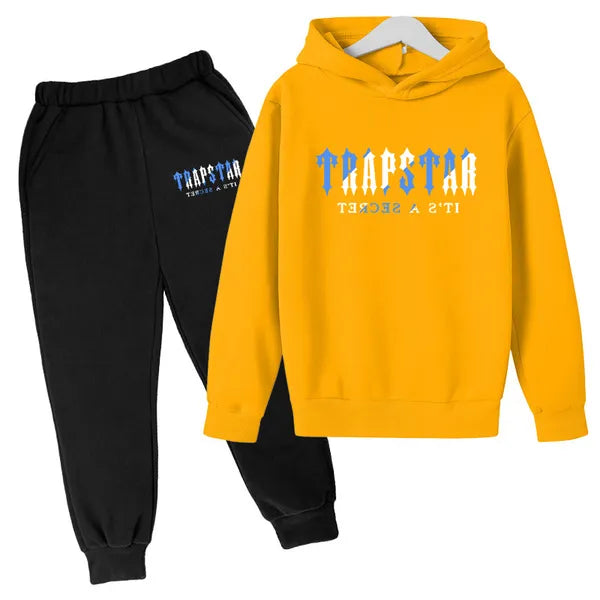 Tracksuit TRAPSTAR Kids designer clothes Sets Baby Printed Sweatshirt Multicolors Warm Two Pieces set Hoodie Coat Pants Clothing Fasion Boys e6Ha# 1
