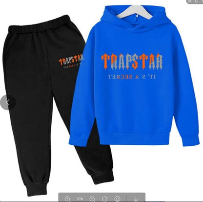 Tracksuit TRAPSTAR Kids designer clothes Sets Baby Printed Sweatshirt Multicolors Warm Two Pieces set Hoodie Coat Pants Clothing Fasion Boys e6Ha# 1